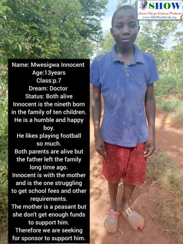 Mwesigwa Innocent